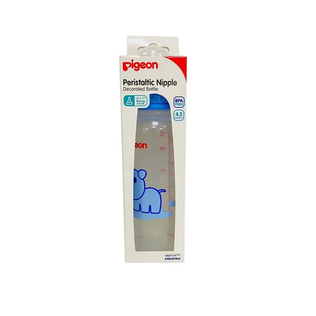 PIGEON NURSING BOTTLE FLEXIBLE 4+MONTHS 240ML
