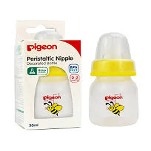 PIGEON FEEDING BOTTLE 0-3 MONTHS BPA FREE ANIMALS 50ML