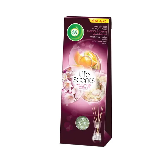 AIRWICK AIR FRESHENER REED DIFFUSER SUMMER DELIGHTS 30ML