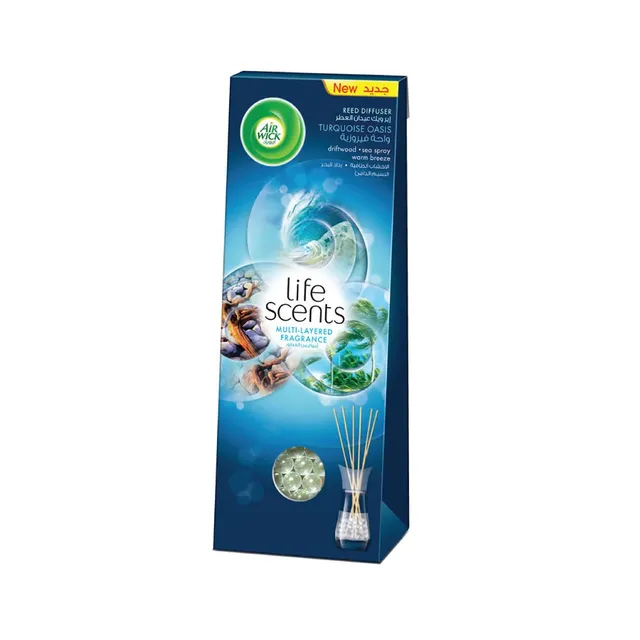 AIRWICK AIR FRESHENER REED DIFFUSER TURQUOISE OASIS 30ML