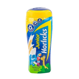 هورليكس جونيور مشروب فانيلا مرحلة 1 500GR