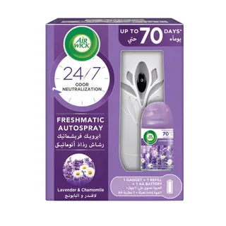 إيرويك معطر جو فريش ماتيك كيت لافندر وكاموميل 250ML