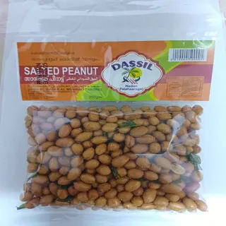 DASSIL SNACKS SALTED PEANUTS 200GR