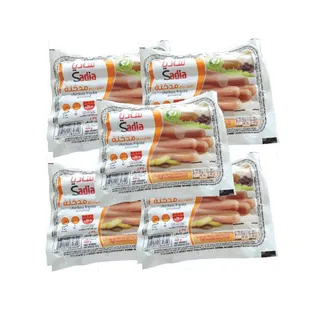 SADIA FROZEN CHICKEN FRANKS SMOKED SPCL 340GX5
