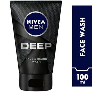 NIVEA FACE & BEARD WASH DEEP FOR MEN 100ML