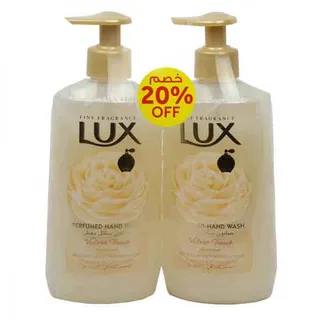 LUX HAND WASH VELVET TOUCH PROMO @ 20% OFF 500MLX2