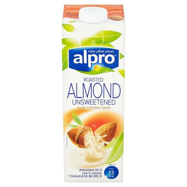 ALPRO DRINK ROASTED ALMOND UNSWEETENED 1LTR