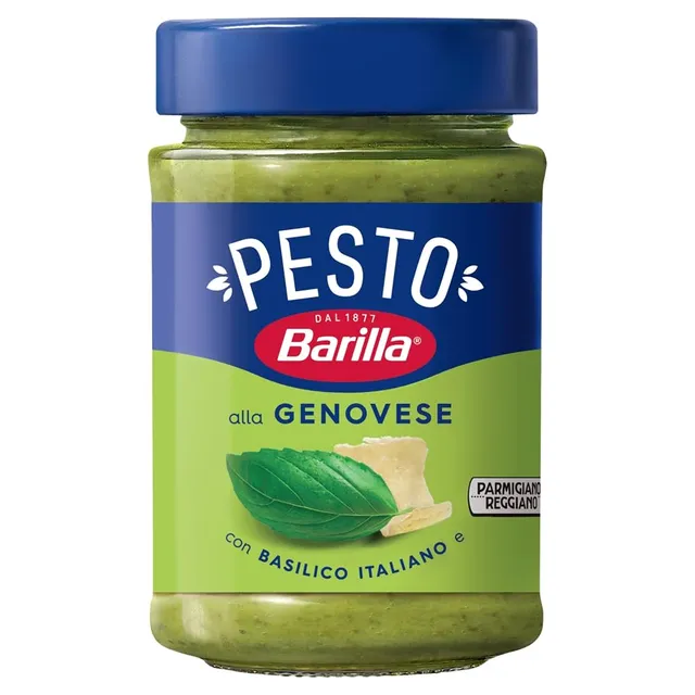 BARILLA PASTA SAUCE PESTI WITH FRESH BASIL 190G