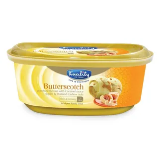 KWALITY ICE CREAM BUTTERSCOTCH 1LTR