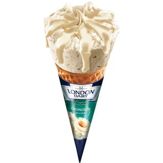 LONDON DAIRY ICE CREAM CONE COCONUTELLO 120ML