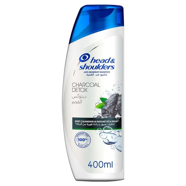 H&S SHAMPOO CHARCOAL DETOX 400ML