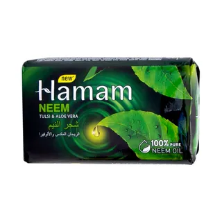 HAMAM صابون نيم تولسي وألوفيرا 150G