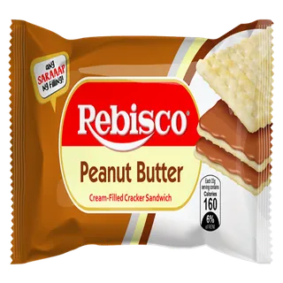 REBISCO CREAM CRACKER PEANUT BUTTER SANDWICH 32GX10