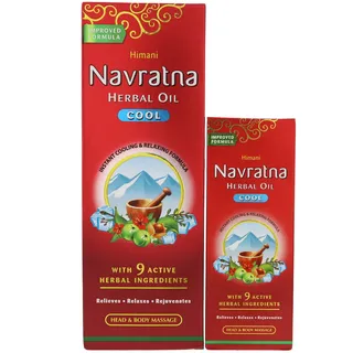HIMANI NAVRATNA HERBAL OIL COOL PROMO 300ML+100ML