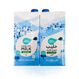 مازون حليب UHT كامل الدسم 1لترx4