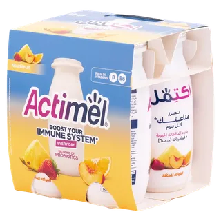 ACTIMEL DRINK MULTI FRUITS 93MLX4