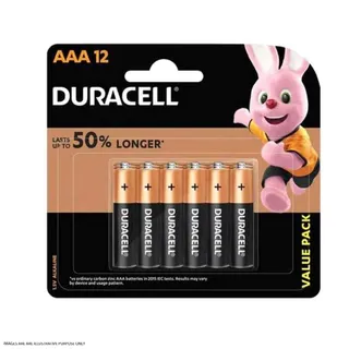 DURACELL BATTERY AAA MONET 12S