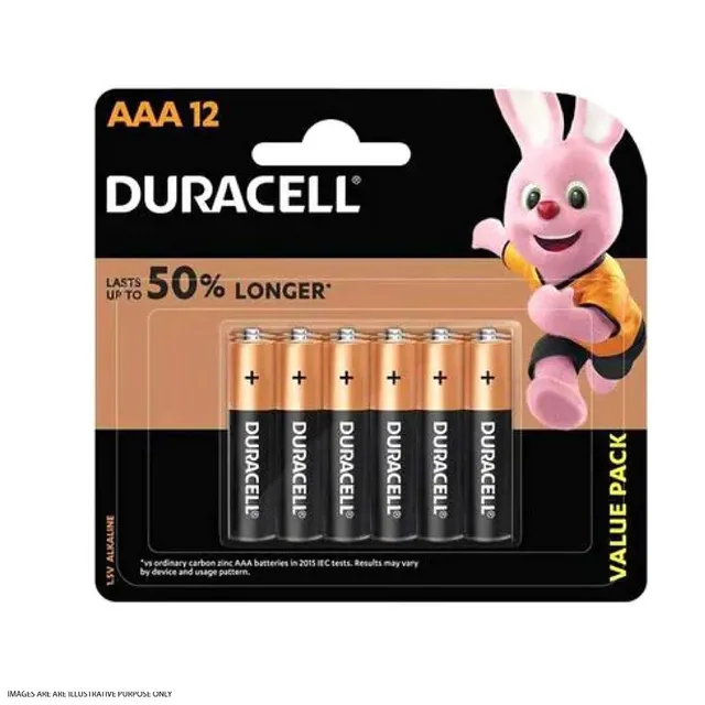 DURACELL BATTERY AAA MONET 12S