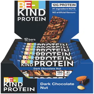 BEKIND DOUBLE DARK CHOCO NUT PROTEIN BAR 50GX12