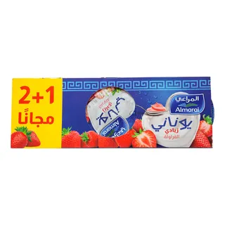 المراعي يوغورت يوناني فراولة B2G1F150جم×3