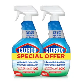 كلوروكس منظف متعدد الأغراض عرض 20% خصم 750MLX2