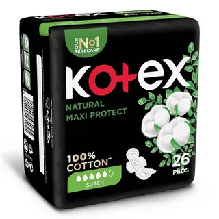 KOTEX فوط صحية طبيعية ماكسي سميكة نهار 26S