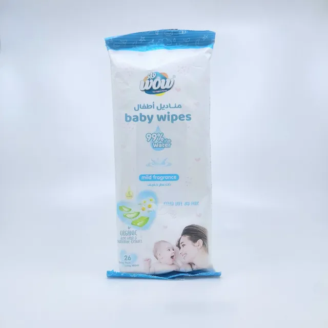 WOW BABY WIPES EXTRA THICK & LONG 26S