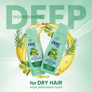 PERT SHAMPOO DRY DAMAGE & DYED HAIR OLIVE OIL PROMO 20% OFF 200MLX2