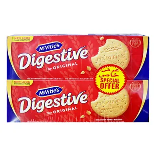 MCVITIES BISCUIT DIGESTIVE SPECIAL OFFER 400GX2