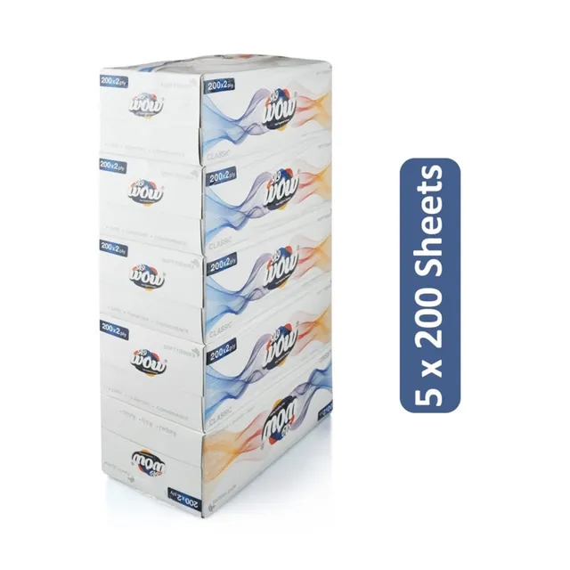 واو فيشيال تيشو 2PLY 200SX5