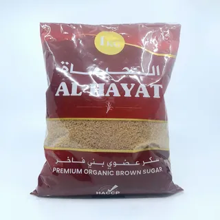 الحياة سكر بني عضوي بريميوم 1KG