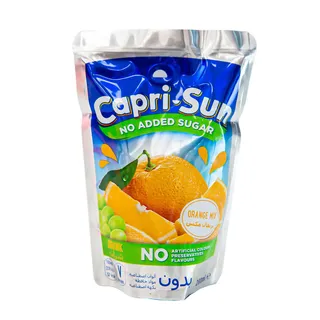 CAPRI SUN JUICE ORANGE MIX NO ADDED SUGAR 200ML