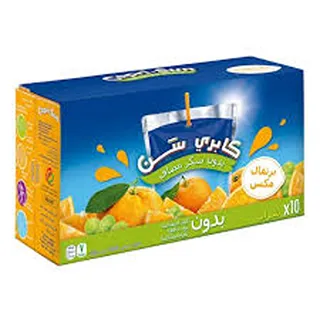CAPRI SUN JUICE MIXED FRUIT NO ADDED SUGAR 200MLX10