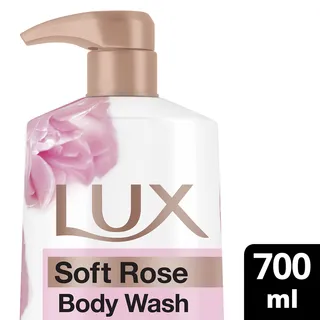 LUX BODY WASH SOFT ROSE 700ML