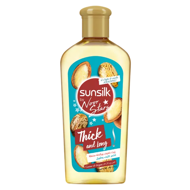 SUNSILK HAIR OIL CASTOR & ARGAN 250ML