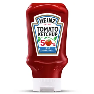 HEINZ كاتشب طماطم 50% أقل سكر وملح 400ML