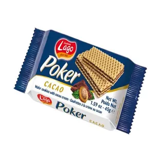 لاغو بوكر ويفر كريمة كاكاو 45G