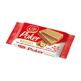 لاغو بوكر ويفر كريمة بندق 45G