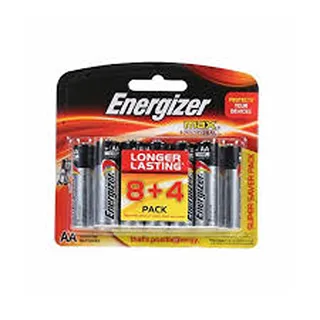 ENERGIZER BATTERY MAX 1.5V AA 8+4S