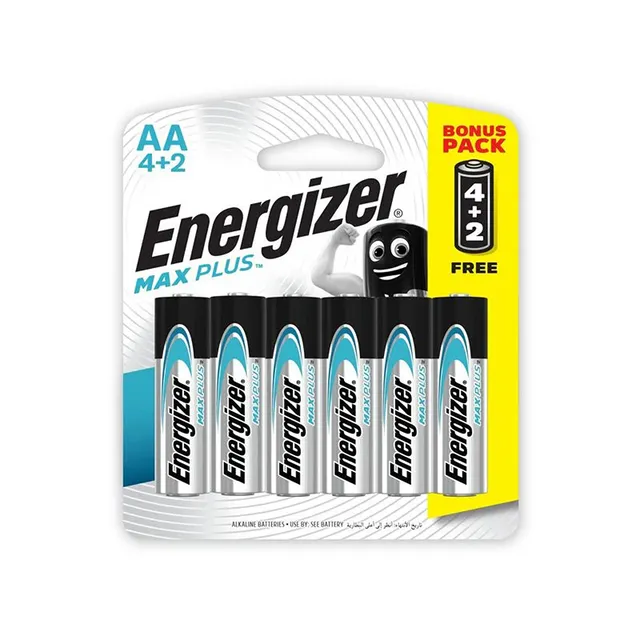 إنرجايزر بطارية ماكس+ 1.5V AA 4+2S