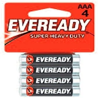 EVEREADY BATTERY SHD 1.5V AAA 4S