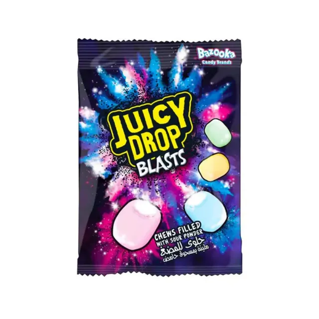 بازوكا حلوى تشوي جويسي دروب بلاستس 120G