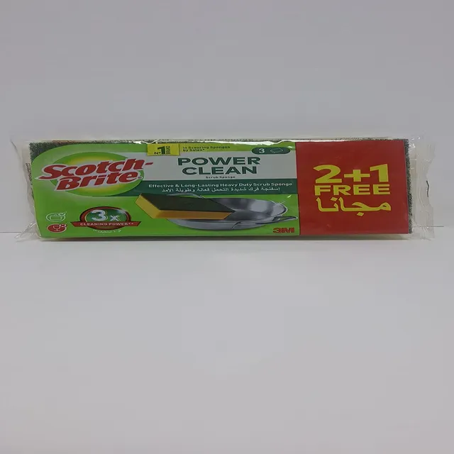سكوتش برايت منظف ثقيل 2+1