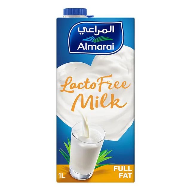 المراعي حليب UHT خالي من اللاكتوز 1لتر×4