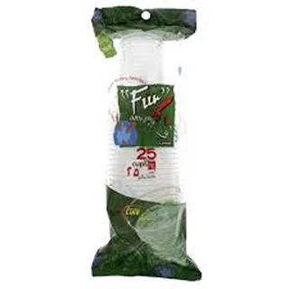 فان أكواب بلاستيك 12OZ 25S