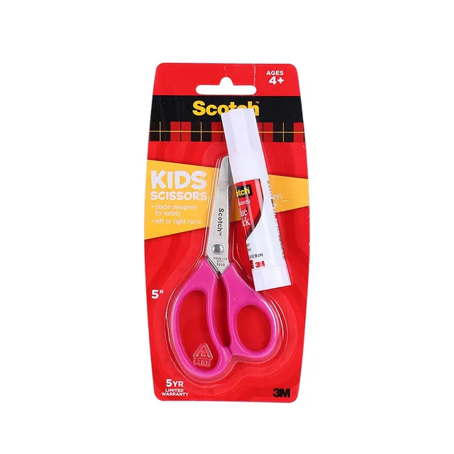 3M SCOTCH KIDS SCISSORS+GLUE