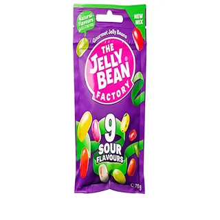 JELLY BEAN 9 SOUR FLAVOURS 70G
