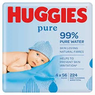 HUGGIES BABY WIPES PURE PROMO B2G2 56SX2+2
