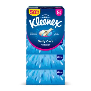 KLEENEX مناديل وجه عناية يومية برومو 30% خصم 2 بلاي 170SX5