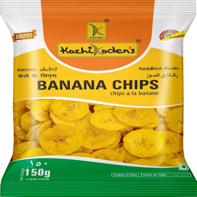 KOZHI KODENS BANANA CHIPS 150G